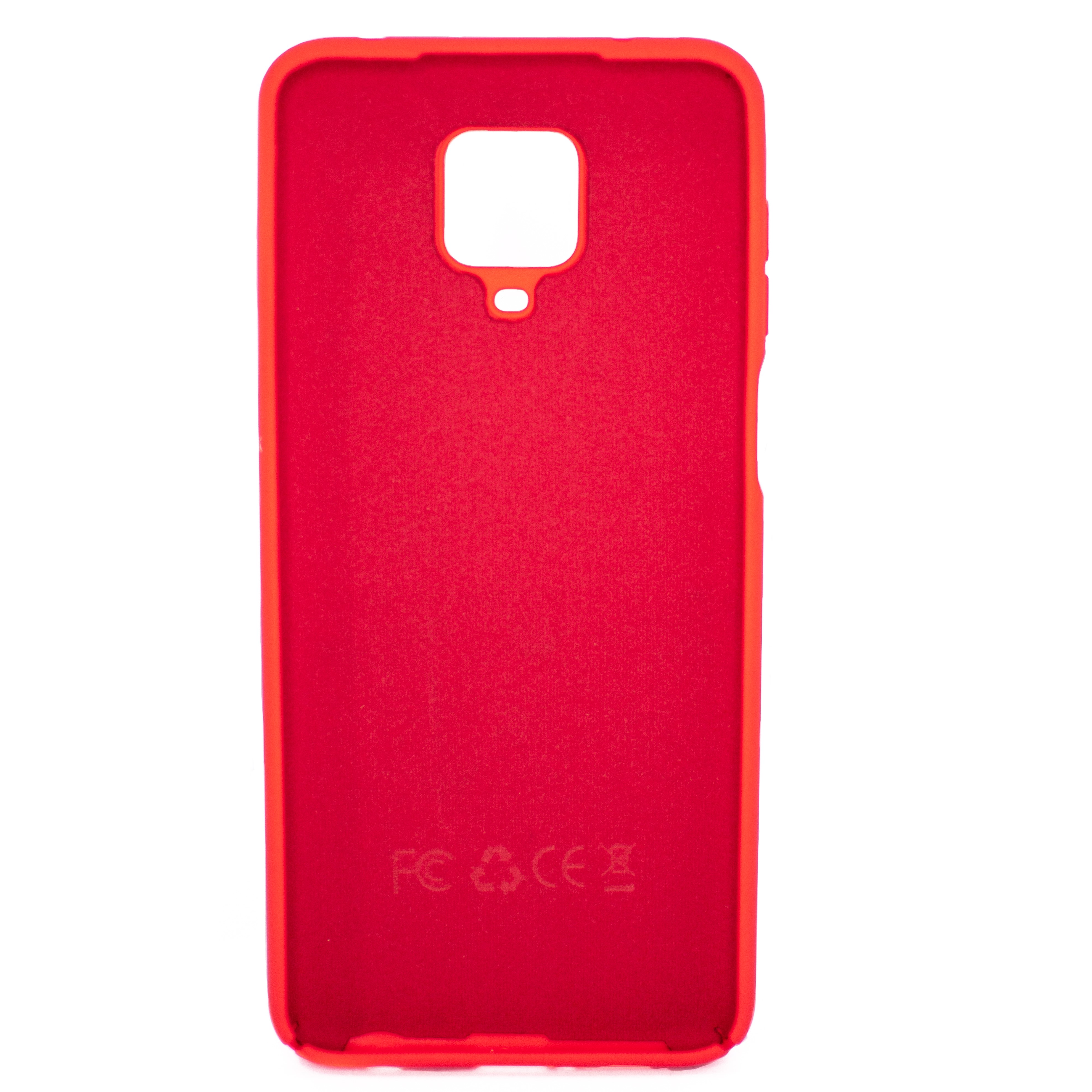 Protectores para celular  para Xiaomi  Redmi Note 9s / 9 Pro Funda de silicona con felpa Rojo